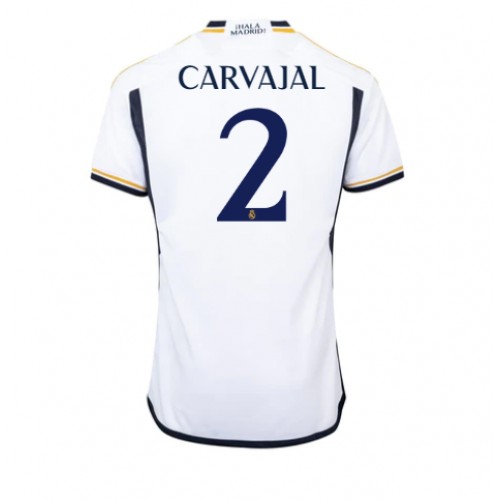 Real Madrid Daniel Carvajal #2 Domaci Dres 2023-24 Kratak Rukav